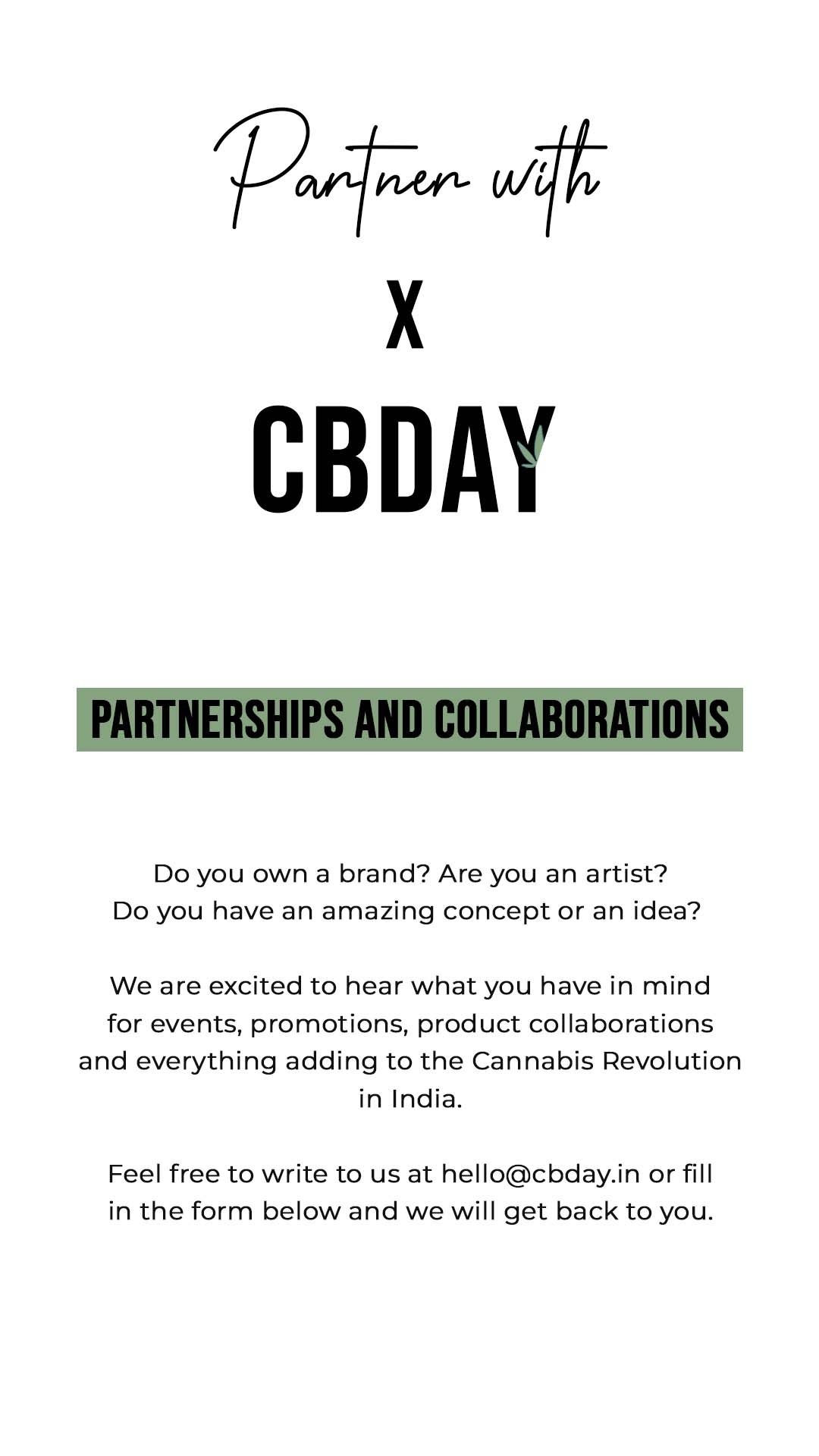 Partner With CBDAY Mobile